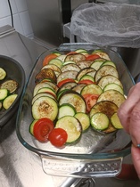 Munakoiso- kesäkurpitsapaistos